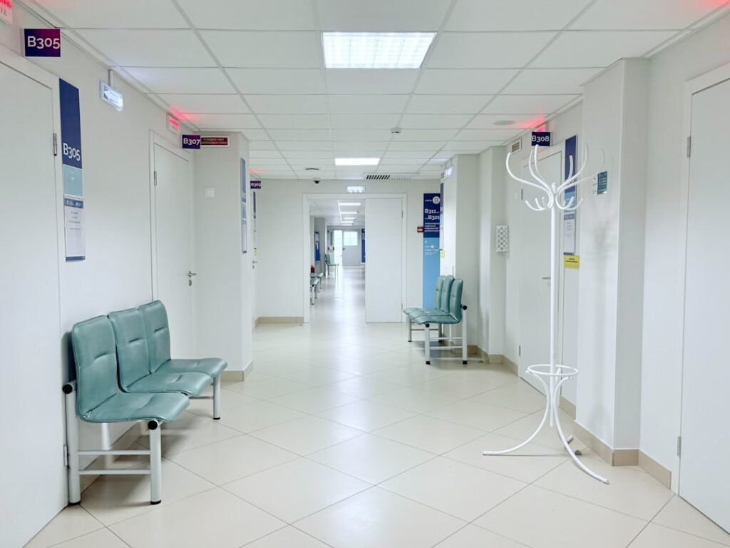 Modern clinic interior showing patient flow and fit out considerations