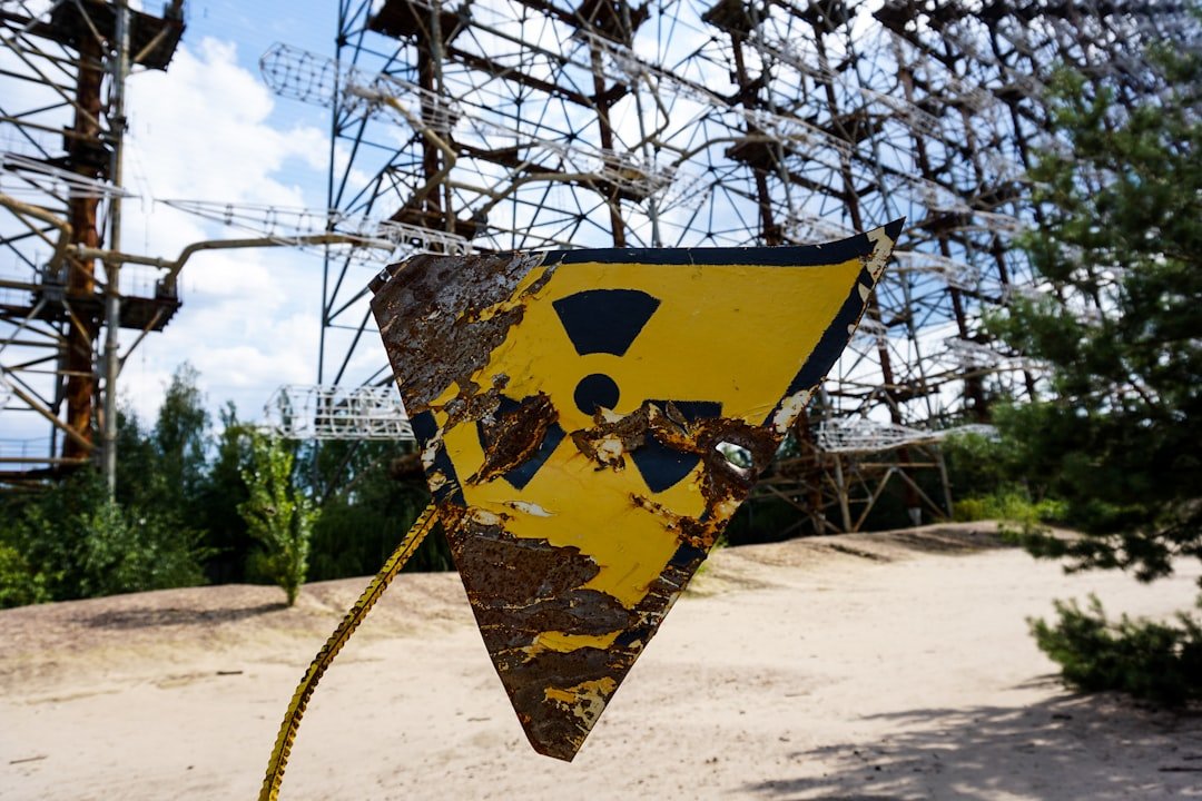 Radiation hazard sign representing nuclear and radiological emergency preparedness