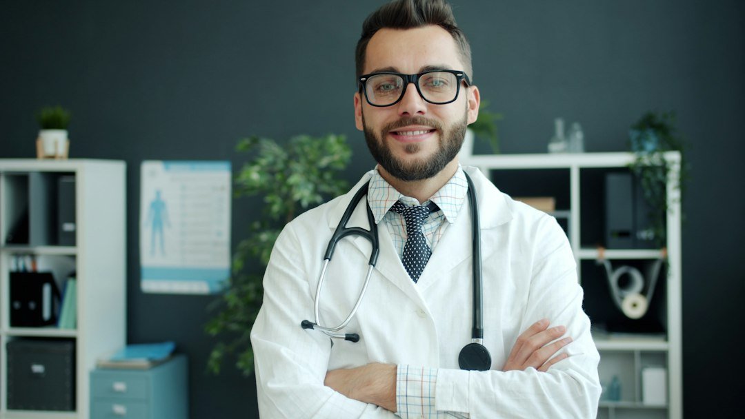 Healthcare professional in a modern clinical setting for Dubai DHA licensing guidance