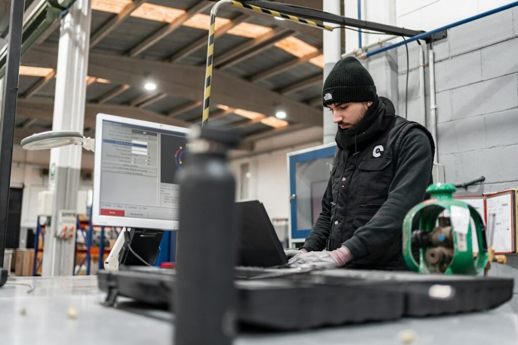 Industrial technical inspection workstation