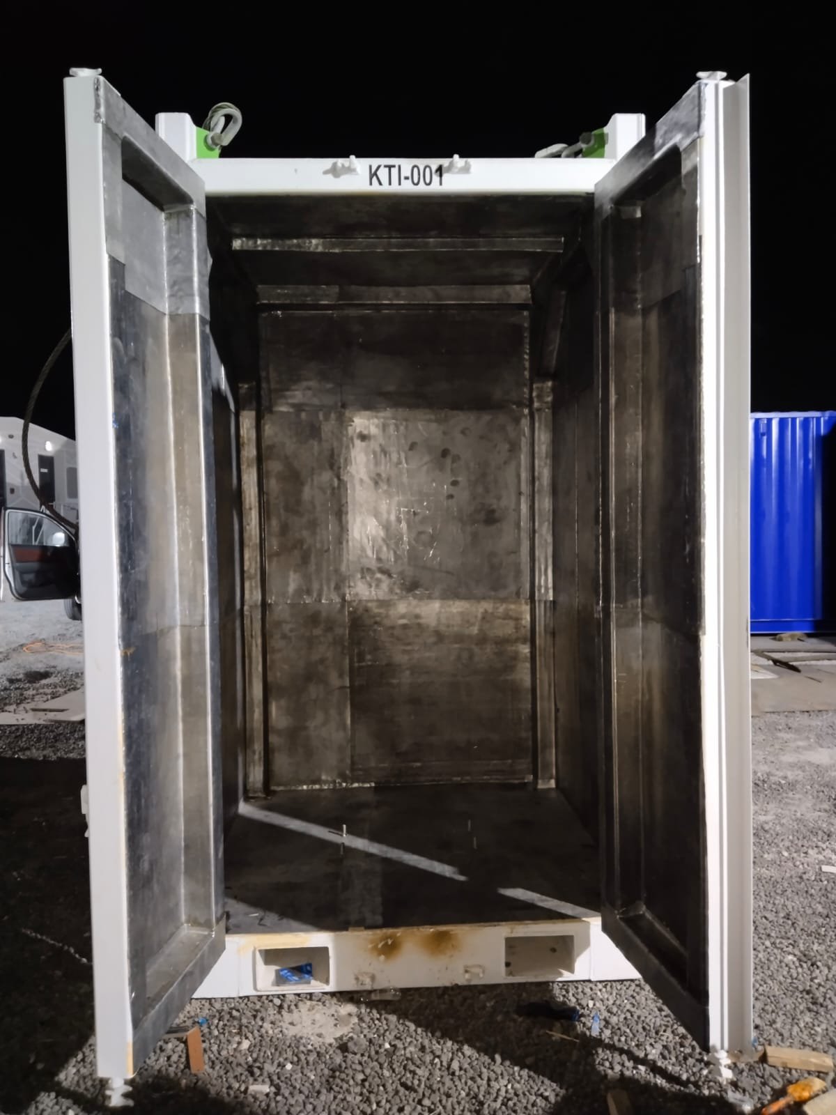Interior lining of the ADNOC container shielding project in Abu Dhabi